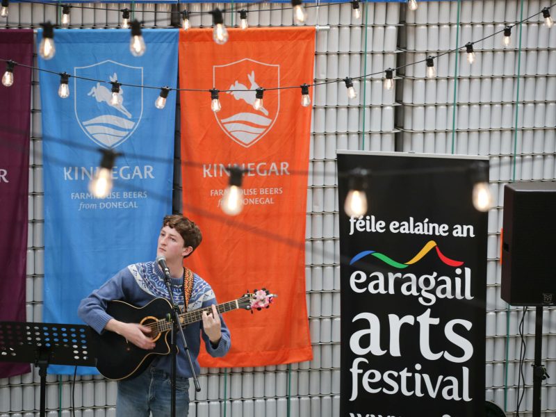 Letterkenny musician George Houston performing at the official launch of the annual Earagail Arts Festival in Kinnegar’s K2 Brewery in Letterkenny on Friday, 23rd June. Donegal’s premier summer event takes place from 8th - 23rd July. Visit eaf.ie for full details.